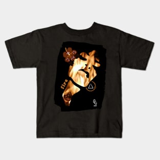 Divine Feminine Goddess of Fire Kids T-Shirt